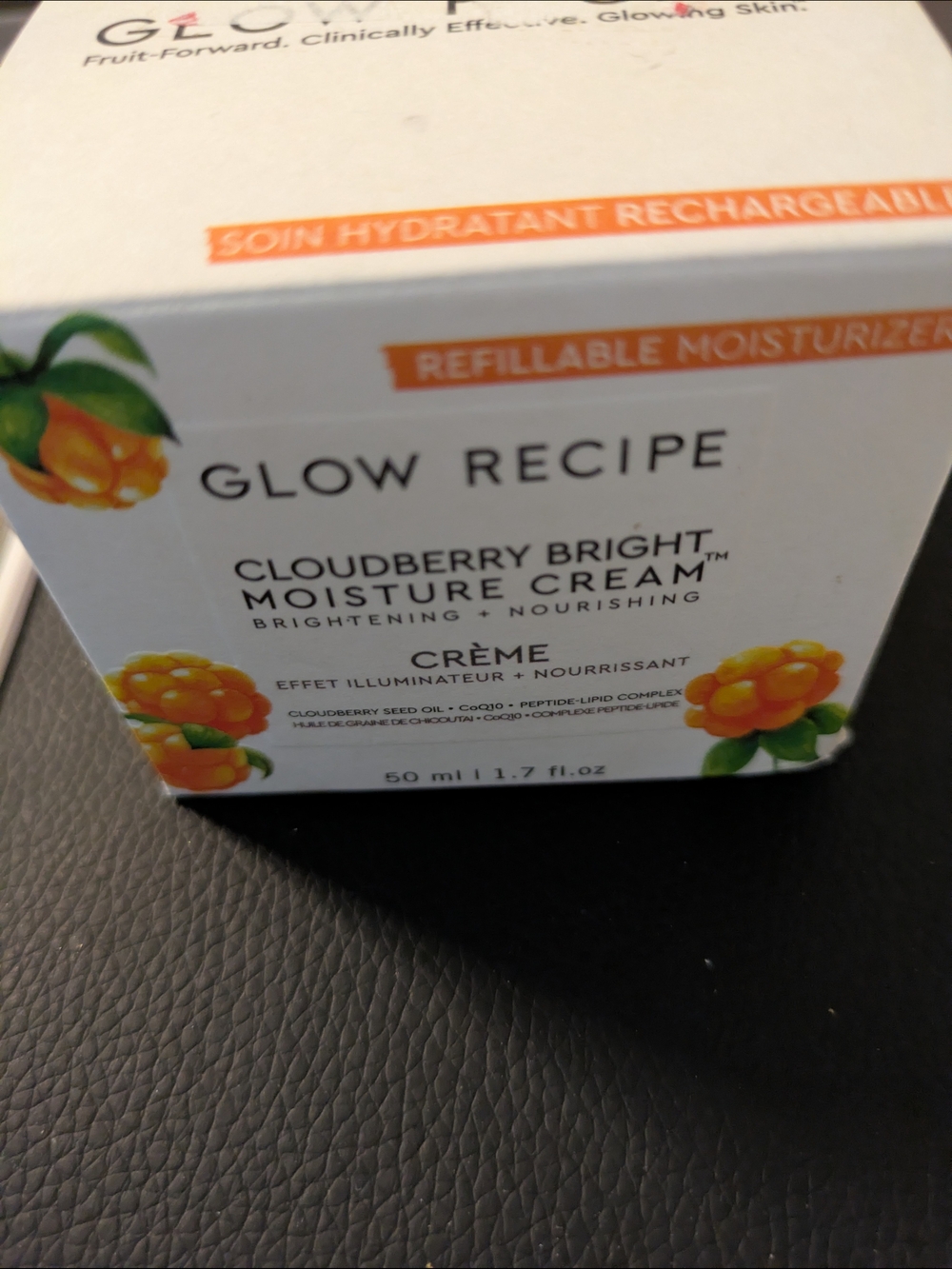 Glow Recipe Cloudberry Bright Moisture Cream - White & Orange Accents